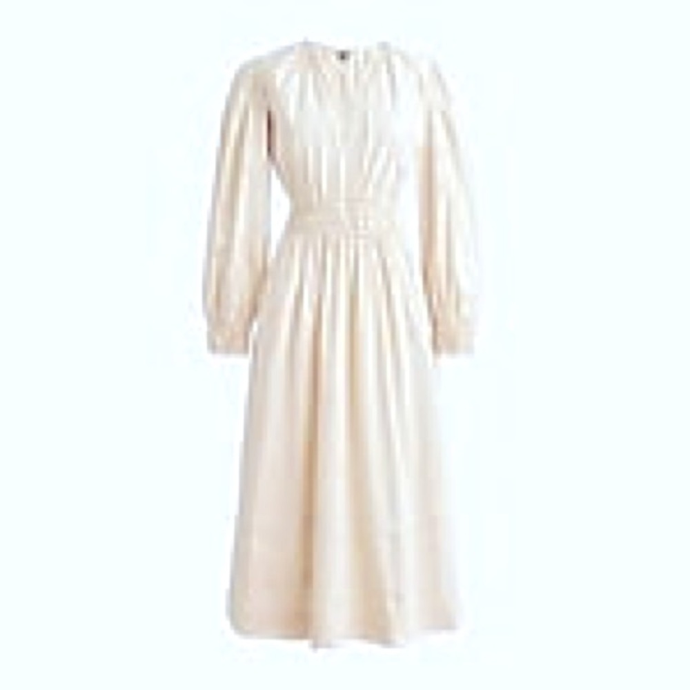 J Crew Lightweight Chino Cinch MIDI Dress